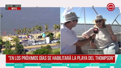 16º Maratón acuática Villa Urquiza Paraná, la intendenta acompañó y se refirió a los eventos próximos